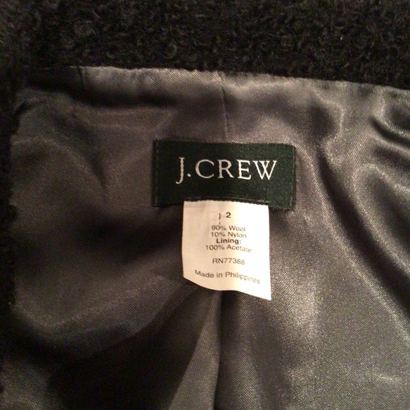 J.Crew Jacket in black - size 2 - Picture 3 of 3